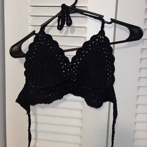 knitted bralette